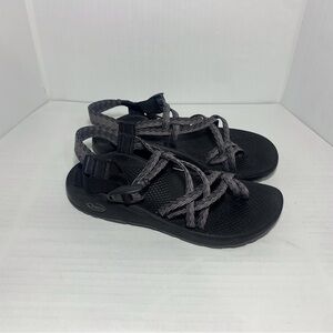 Chaco Z/Cloud X2 Sandals Womens Size 9 Limb Black Gray Toe Strap Hiking Outdoor